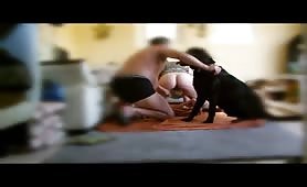 Husband teaches dog to fuck his wife knotted and cummed in licked out k9  PornSocket