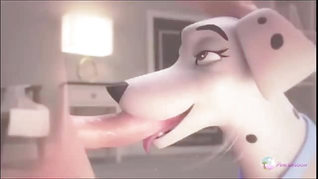 Animated male dick lick