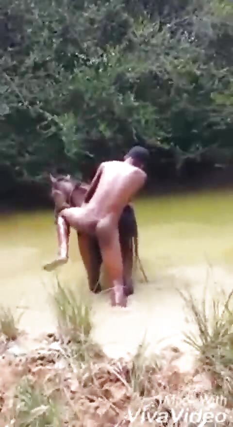 fuck mare in river