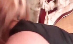 96988 doggy is tasting some fresh jizz