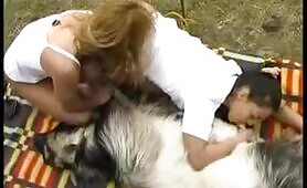 Goat with gils that makes funny noices