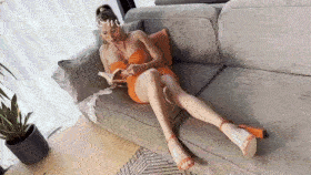 Veronica Silesto with 3 dogs in most premium Foursome Party